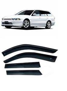 Windows Visors Deflector for Mitsubishi Galant Wagon Legnum 96-03 Sun Rain Guard - Picture 1 of 6