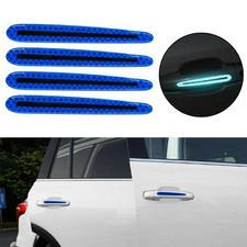 4pcs /set Auto Car Door Handle Protect Sticker Anti-scratch Reflect Safe Decal