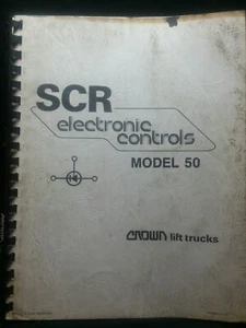 CROWN SCR ELECTRONIC CONTROLS MODEL 50 SERVICE MANUAL - Bild 1 von 2