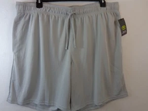 Athletic Works Shorts Men's 2XL Grey Athletic Pull-On Drawstring Pockets New Tag - Picture 1 of 11
