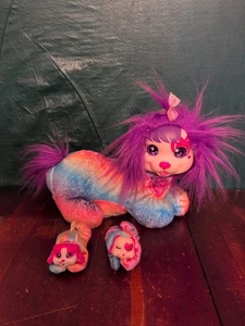 Puppy Surprise Plush With 2 Babies Puppies Rainbows Hearts 2022 - Picture 1 of 24