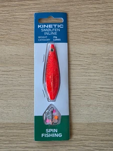 Kinetic Smølfen Inline Meerforellenblinker 21g - Black / Red (6 von 6) - Bild 1 von 2