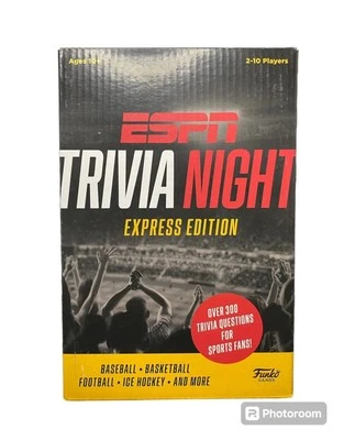 NEW- Funko Games ESPN Trivia Night Express Edition/ Trivia Game For 2-10 Players - Image 1 of 3