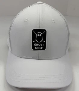 Ghost Golf Hat Cap Snapback White One Size Adjustable Breathable Vented Cali - Picture 1 of 7