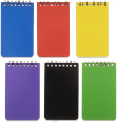 6pack Pocket Notebook Small Notepad Pocket Notepad Small Spiral Notebooks 3X5Inc - Image 1 of 4