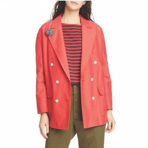 Alex Mill Damenjacke Tomate zweireihig rot Large - Bild 1 von 7