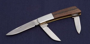 GERBER Silver Knight 250C Wood Three Blade (R) - Picture 1 of 9