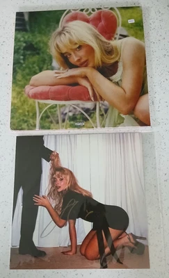 Sabrina Carpenter LP Short & Sweet Green Vinyl & Large Signed Art Card - Image 1 of 2