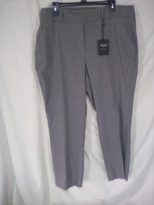 Simply Vera Vera Wang Women’s The Polished Twill Ankle Pants Size XXL Grey  - Picture 1 of 4