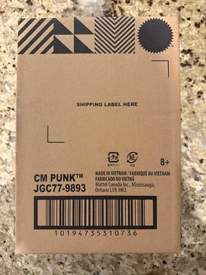 WWE Ultimate Edition CM Punk ECW Debut Elite Exclusivo Mattel Creations Foto 1 de 4