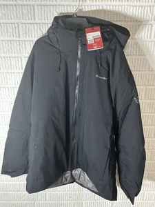 Moosejaw Men's Insulated Hooded Jacket Black Size Medium NWT - Picture 1 of 2