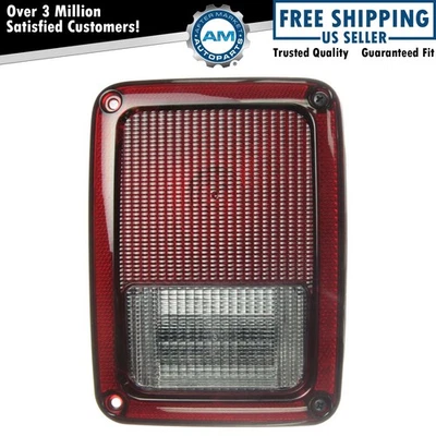 Conjunto de lanterna traseira direita compatível com Jeep Wrangler 2018 Wrangler JK 2007-2017 - Imagem 1 de 4