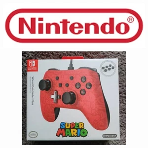 🔥 Nintendo Switch Red PowerA Wired Controller Plus Super Mario Edition ✨️NEW✨️  - Picture 1 of 7