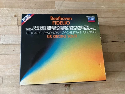 Beethoven, Fidelio, Behrens Hoffmann Adam Solti, Chicago Symphony 2 CD-BOX DECCA - Bild 1 von 4