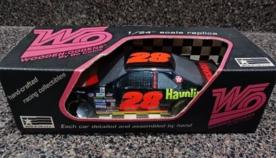 Raro 1:24 Davey Allison #28 Texaco Robert Yates Racing Ford madera oodens NASCAR Foto 1 de 4