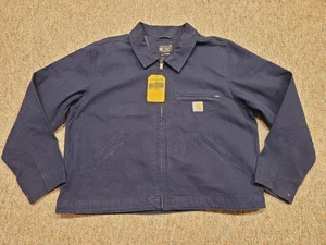 Carhartt Jacke Herren 2XL Blau Rugged Flex Duck Canvas Detroit Relaxed 0J6306 - Bild 1 von 16