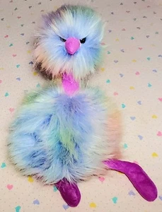 Jellycat London Regenbogenbommel Plüschbommel 13 Zoll Straußen-Emu im Ruhestand Neu mit Etikett! - Bild 1 von 9