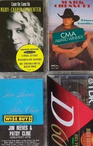 New Sealed (4) Cassette Tapes: Mary Chapin Carpenter, TDK, Patsy Cline - Picture 1 of 10