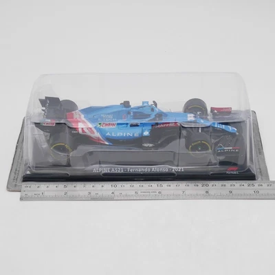 Formula 1 ALPINE A521 Fernando Alonso 2021 - 1:24 Diecast F1 model car OR081 - Image 1 of 4