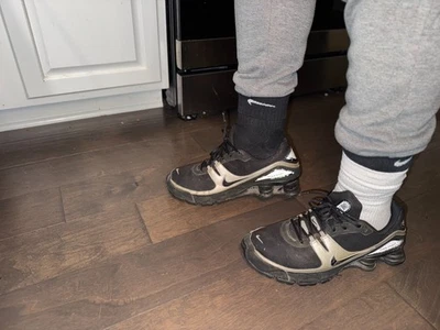 Nike Shox NZ Black Silver Men’s Running Shoes Size 10.5 - Image 1 of 4