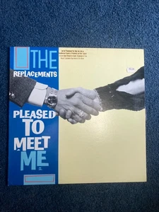 THE REPLACEMENTS - Pleased To Meet Me 1987 Vinyl LP Sire Records 9 25557-1 EX/EX - Picture 1 of 7