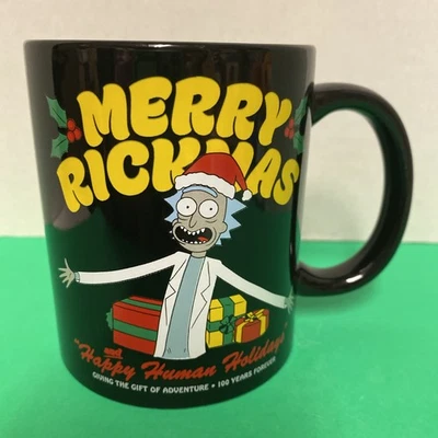 Taza de café de cerámica Rick and Morty Merry Rickmas, Cartoon Network, Culturefly Foto 1 de 4