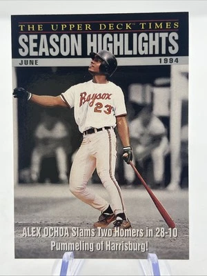Alex Ochoa 1995 Upper Deck Minor League #102 Bowie Baysox - Image 1 of 2