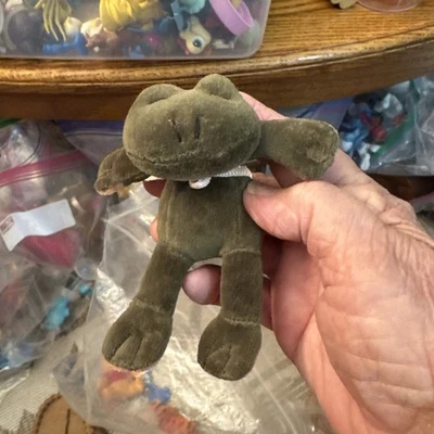 VTG Manhattan Toy Ferdinand Floppy Frog F200B Velour Stuffed Animal Plush 4.5” - Image 1 of 2