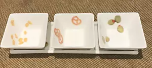 Snack Serving Tray Party Food Nut Tapas Appetiser Condiment Dipping Bowl Dish - Picture 1 of 9