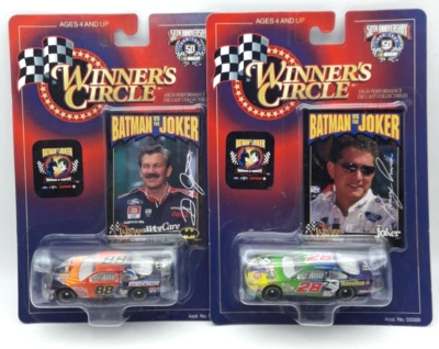 Winners Circle 1998 Dale Jarrett and Kenny Irwin BATMAN vs JOKER (1/64) Diecast - Image 1 of 4