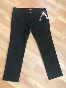 New with Tags Dickies Girl Black Stretch Pants in Size 18 - Picture 1 of 9