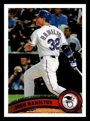 Josh Hamilton 2011 Topps #29 Texas Rangers Mint - Image 1 of 2