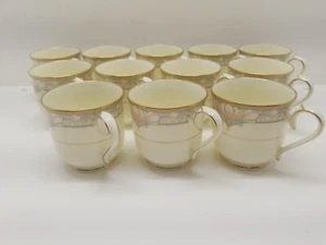 Vintage Noritake Bone China Barrymore 9737 Tea Cup set of 12 - Picture 1 of 8