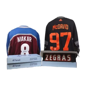 ANAHEIM DUCKS 2023 HitParade Autograph Hockey Jersey S5 LiveBreak 1box - Picture 1 of 4