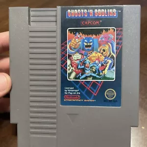 GHOSTS N GOBLINS NUR 5 SCHRAUBENPATRONE, NES, GUTER ZUSTAND, GEREINIGT & GETESTET! - Bild 1 von 5
