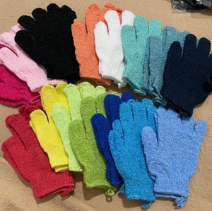15 Pairs Exfoliating Spa Bath Glove Shower Soap Clean Hygiene Body Scrub Massage - Picture 1 of 8