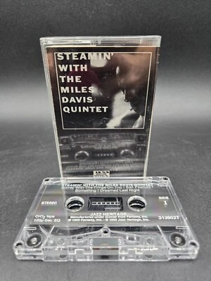 Steamin' With the Miles Davis Quintet Cassette Tape Jazz Heritage Fantasy Inc. - Image 1 of 4