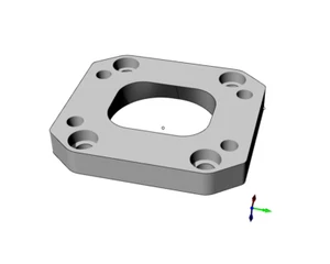 GT1446 Turbocharger to T25 T28 Turbo Manifold Flange Adapter 1.4T Fiat 500 1/2" - Bild 1 von 2