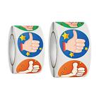 500Pcs Reward Stickers for Teachers Thumbs up Sticker for Card Making Baking