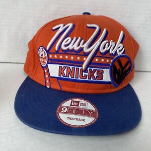 New York Knicks New Era NBA 9FIFTY Snapback Hat Cap Orange ESPN Embroidered