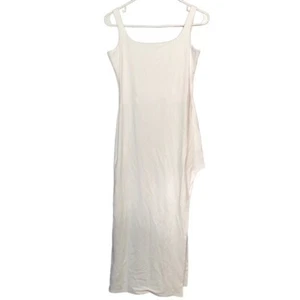 Maxi abito da donna Susana Monaco Tank M bianco fessura laterale minimalista - Foto 1 di 3