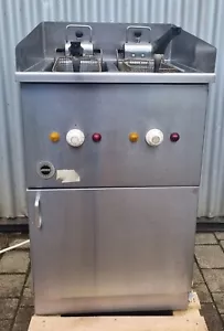Friteuse Fritteuse Fritter Doppelfriteuse Starkstrom 380 V JUNO - Bild 1 von 15
