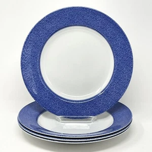 Spode Vermicelli Blauer Rand Essteller 10,5" 4er Set Auslaufmodell Nicht mehr produziert - Bild 1 von 6