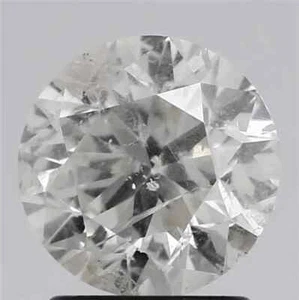 Loose 7 mm Brilliant Round Cut IGI CERTIFIED Natural Diamond 1.52 Ct I/I2 Grade - Picture 1 of 7