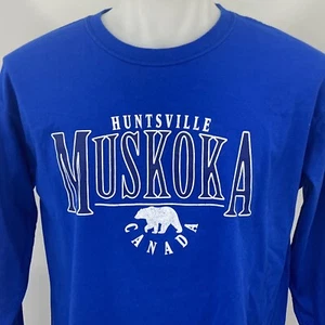 Muskoka Huntsville Canada Vintage 90s Mens Large Tshirt Bear - Bild 1 von 4