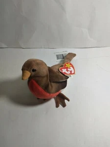 TY BEANIE BABIES "EARLY" THE ROBIN BIRD! RETIRED - Picture 1 of 5