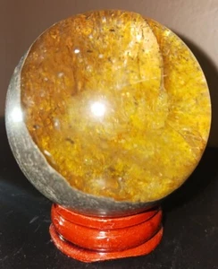 Rutil Gartenquarz Kugel 54,9 mm - Bild 1 von 12