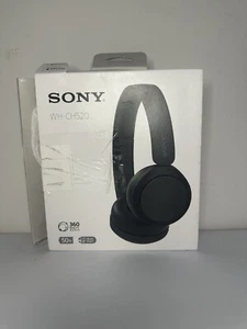 SONY WH-CH520 Wireless Headphones Bluetooth Headset Black NO CABLE - Picture 1 of 3