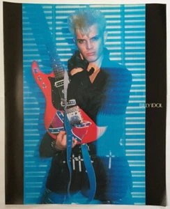 BILLY IDOL 1985 Giappone rivista ritaglio da PIN UP BOOK '85 RARO - Foto 1 di 2