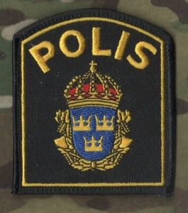 SWEDEN SWEDISH POLISEN POLIS PIKETEN PIKETENHETEN vêlkrö INSIGNIA PATCH - Picture 1 of 1